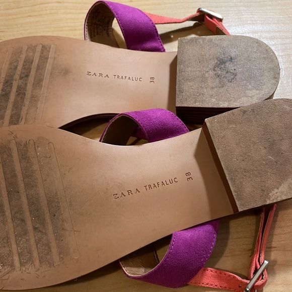 Zara multicolor flat sandals - Picture 6 of 6